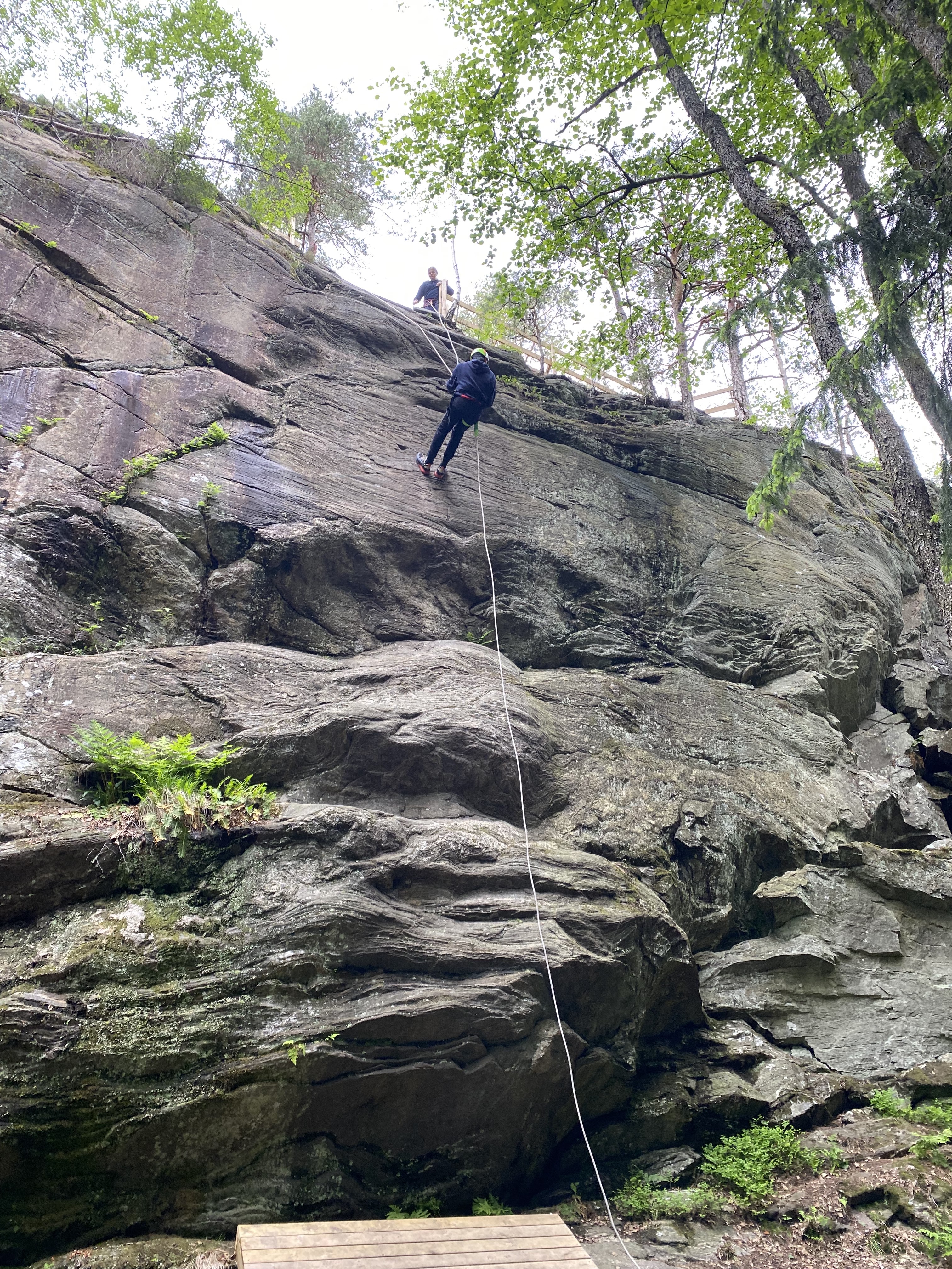 Klatring p&aring; Oksn&oslash;en